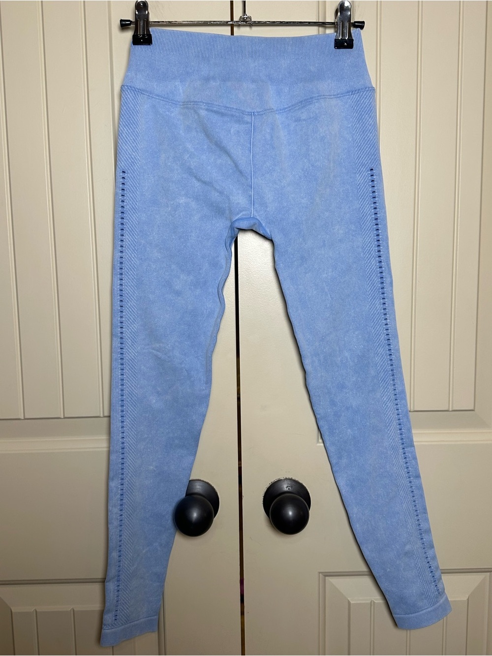 AS Revival Altar’d State High-Waisted Seamless Leggings Light Blue XXS/XS